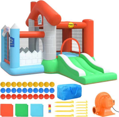 Happy Hop Springkussen met glijbaan 272x257x220 cm PVC test: tuin