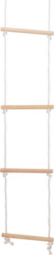 Happy People kinder touwladder – 200 cm – hout/polyester – buitenspeelgoed – klimladder review: veilig buitenspelen
