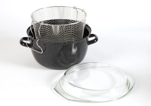 Haute Cuisine Frituurpan – Glazen Deksel & Korf – Ø 26cm – Emaille review: veilig frituren