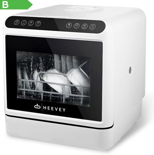 Heevey Mini Vaatwasser review — compact, steriliseert & app-aansturing