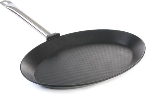 HENDI Ovale vispan – titanium coating – gietaluminium – 400x275x35 mm review: anti-aanbakpan voor perfecte vis