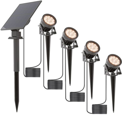 HOFTRONIC – 4x Troy Solar prikspots review: waterdichte tuinspots