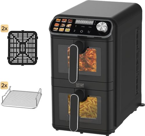 Home Vibes® Airfryer XXL review: dubbele lades, 11L inhoud