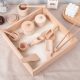 Houten Sensory Speelbak met accessories test: Montessori motoriek