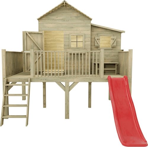 Houten speelhuis Butterfly – op platfrom Prestige Garden test: XL