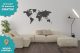 Houten Wereldkaart BUDGET ZWART review: grote muurdecoratie