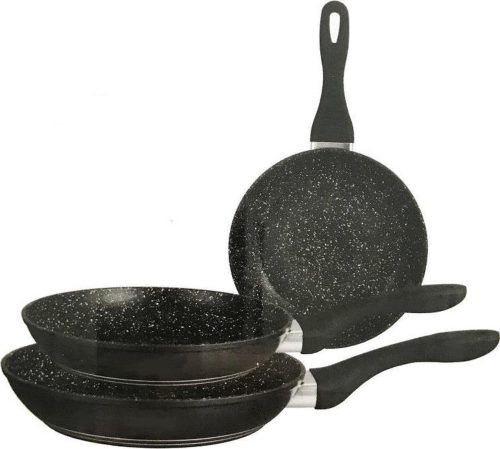 Inductie Koekenpannenset – 3 delig – Keramisch test: anti-aanbak