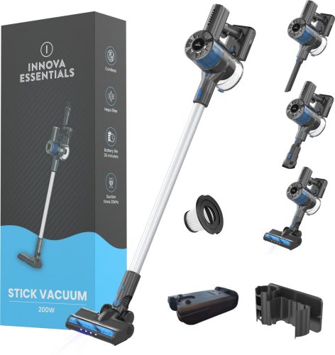 Innova® PowerVac Steelstofzuiger Draadloos test zuigkracht