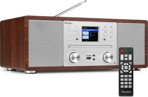 Internetradio – Audizio Avola alles-in-één radio met Bluetooth – DAB+/FM – CD speler – Zilver review: ideaal voor streaming via Bluetooth