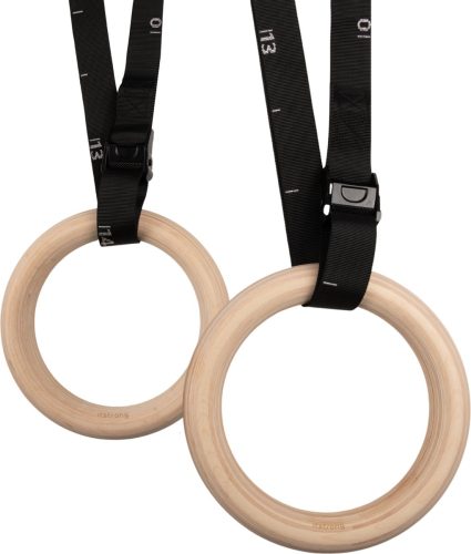 Itstrong Turnringen – Gym Ringen Buiten – Voor Volwassenen & Kind – Fitness – Crossfit – Calisthenics – 32 mm dikte – Berkenhout review voor stevige grip bij calisthenics