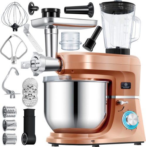 KESSER® 3 in 1 Keukenmachine Foodprocessor test deeg kneden, prijs