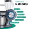Keukenmachine multifunctioneel 2000W test: 6,2L kom keukenrobot