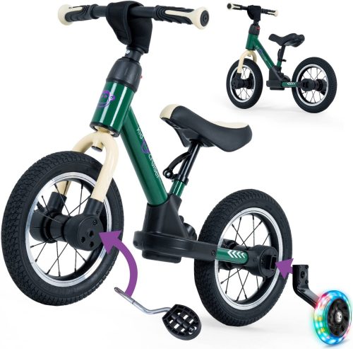 Kidcruiser Loopfiets 2+ jaar review met LED zijwieltjes