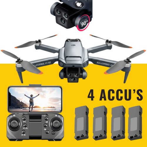 Killerbee X1 SE Sky Predator review: 52 min vliegtijd, 4 accu’s