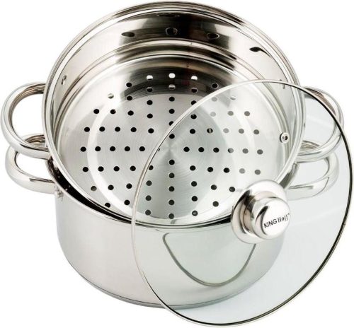 Kinghoff 3315 stoompan – Ø18 cm – rvs – alle warmtebronnen test