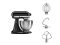 KitchenAid K45SSEOB Classic – Keukenmachine – zwart test kneden