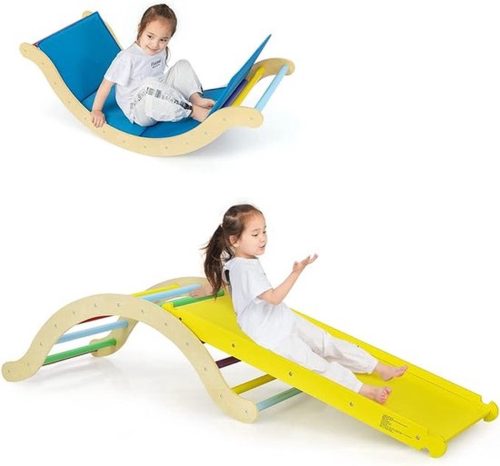 Klimboog met glijbaan review: stimuleert motoriek, speelgoed