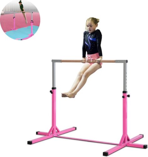 Klimrek – Rekstok – Duikelrek – Turnrek – Klimboog – Peuter en Kinderen- Verstelbaar – Roze review: veilig spelen en betere motoriek