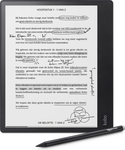 Kobo Elipsa 2E bundel review: 10,3 inch notities op e-reader