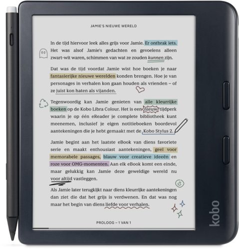 Kobo Libra Colour Stylus Bundel review: kleurenscherm e-reader