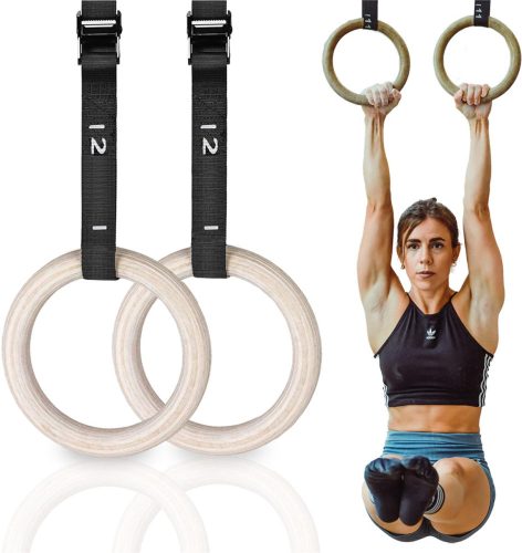 KRAKEN Gym Rings review: 32 mm houten grip voor calisthenics