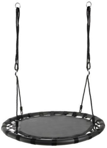 Kruzzel Ooievaarsnest schommel – 100 cm – zwart test voor tuin