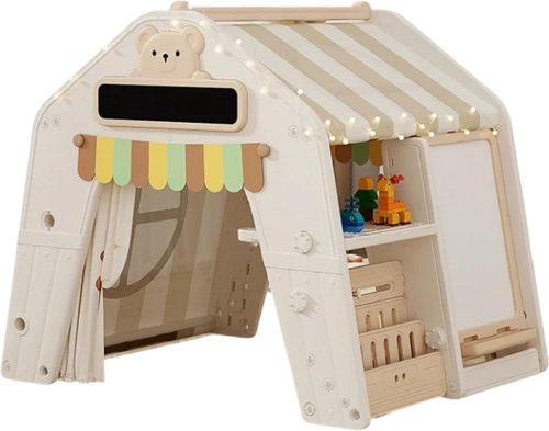 Kunststof Speelhuis Tent Beige voor binnen en buiten – Peuter – Kleuter review: ideaal peuterspeelgoed