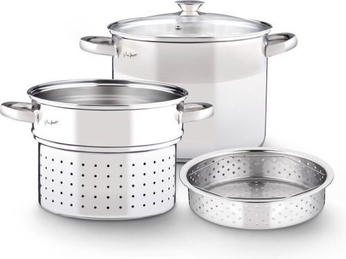 Lamart 3-delige pasta pan – ø22cm – 6 Liter – Alle Soorten Kookplaten review: snel pastakoken voor inductie