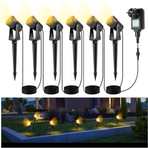 LED Tuinspot met Grondspies 6 in 1 Warm Wit test: IP65 voor oprit