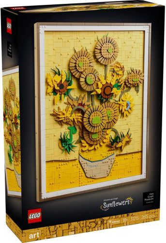 LEGO® Art Vincent van Gogh – Zonnebloemen Bouwset – 31215 test muur