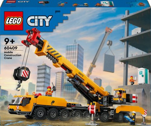 LEGO City Gele mobiele bouwkraan speelgoedset – 60409 test rolspel