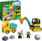 LEGO DUPLO Truck & Graafmachine met rupsbanden – 10931 test: leer