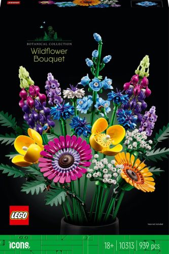LEGO Icons Wilde Bloemen Boeket Bouwset voor Volwassenen, Botanical Collection – 10313 review: perfect cadeau voor interieur