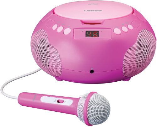 LENCO Portable radio CD player BT Roze review Bluetooth-streaming