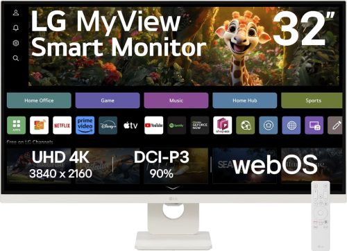 LG MyView Smart 32SR73U-W review: 4K beeld voor thuiswerken