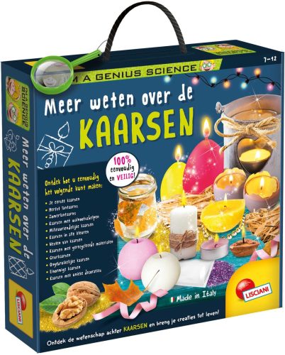 Lisciani – Genius Science – Kaarsen maken test: STEM leren