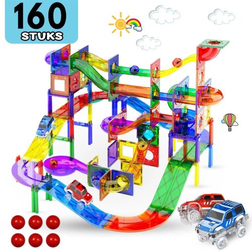 Magnetic Tiles Racebaan review: Montessori bouwen voor motoriek