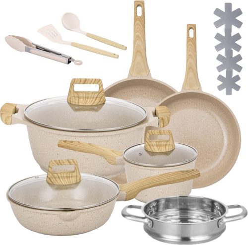 Maison & Kitchen – 16 delige pannenset inductie review: PFAS-vrij