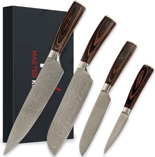 Master Knives 4 Delige koksmessen set review: scherpe snede