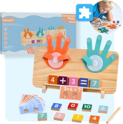 Mauzek® Dubbelzijdig Rekenbord review: Montessori cijfers leren