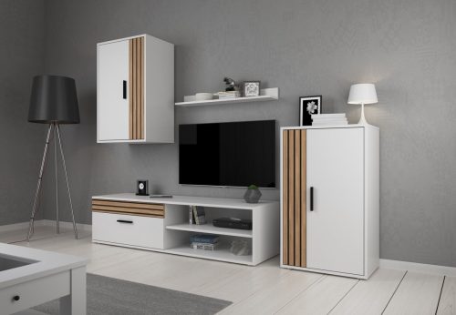 Meubella – Wandmeubel Bellini – Wit review: compact opbergmeubel