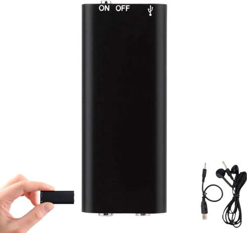 Mini Afluisterapparaat review discreet opnemen met 16GB dictafoon