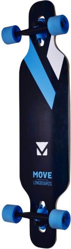 Move Longboard Drop 91 Cm Hout Zwart/blauw review stabiel cruisen