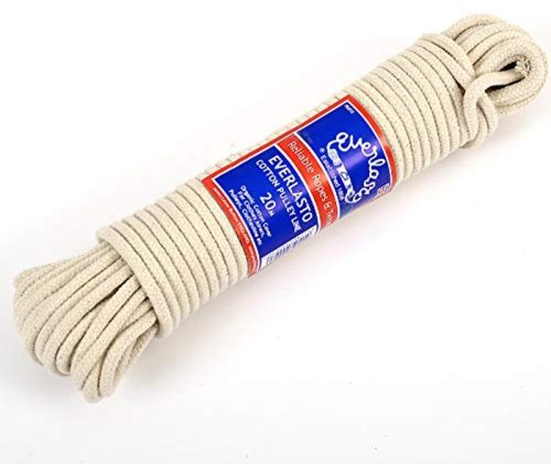 Natuurlijke Katoenen Waslijn Katrol Lijn 5.5mm X 10m test wasgoed