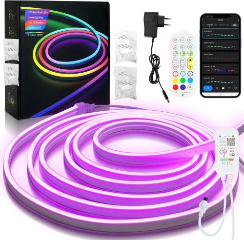 Neon RGBIC 10m LED-strip review — slim, waterdicht en dimbaar