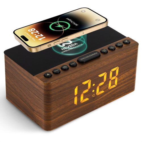 Neveda Digitale Wekkerradio review: draadloos opladen slaapkamer
