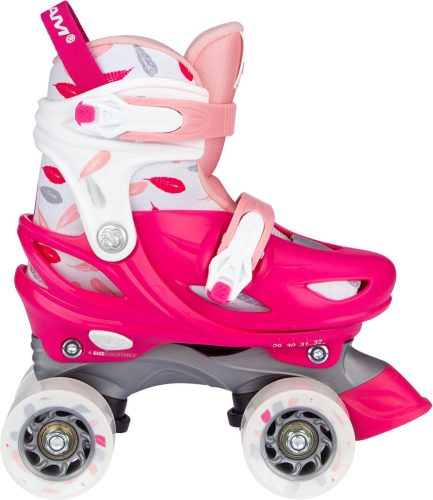 Nijdam Rolschaatsen – Kinderen – Verstelbaar – Roze – Maat 25-28 review
