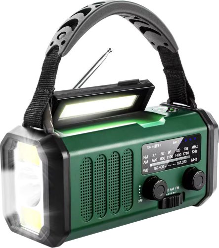 Noodradio – Solar Opwindbaar 10.000mAh test: noodstroom, camping