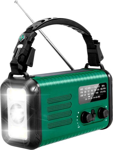 Noodradio – Solar Opwindbaar – 180 Uur Batterij test zonnepaneel