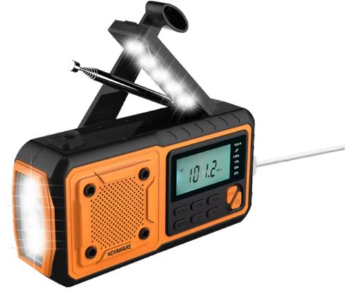 NovaWare® Draagbare NoodRadio Solar Opwindbaar review: noodstroom